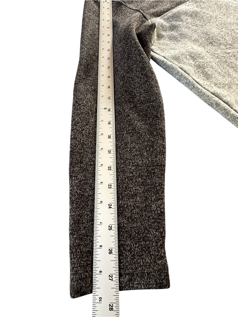 Izod Two-Tone Half-Zip Pullover - Dark Gray & Light Gray Large - Picture 11 of 13